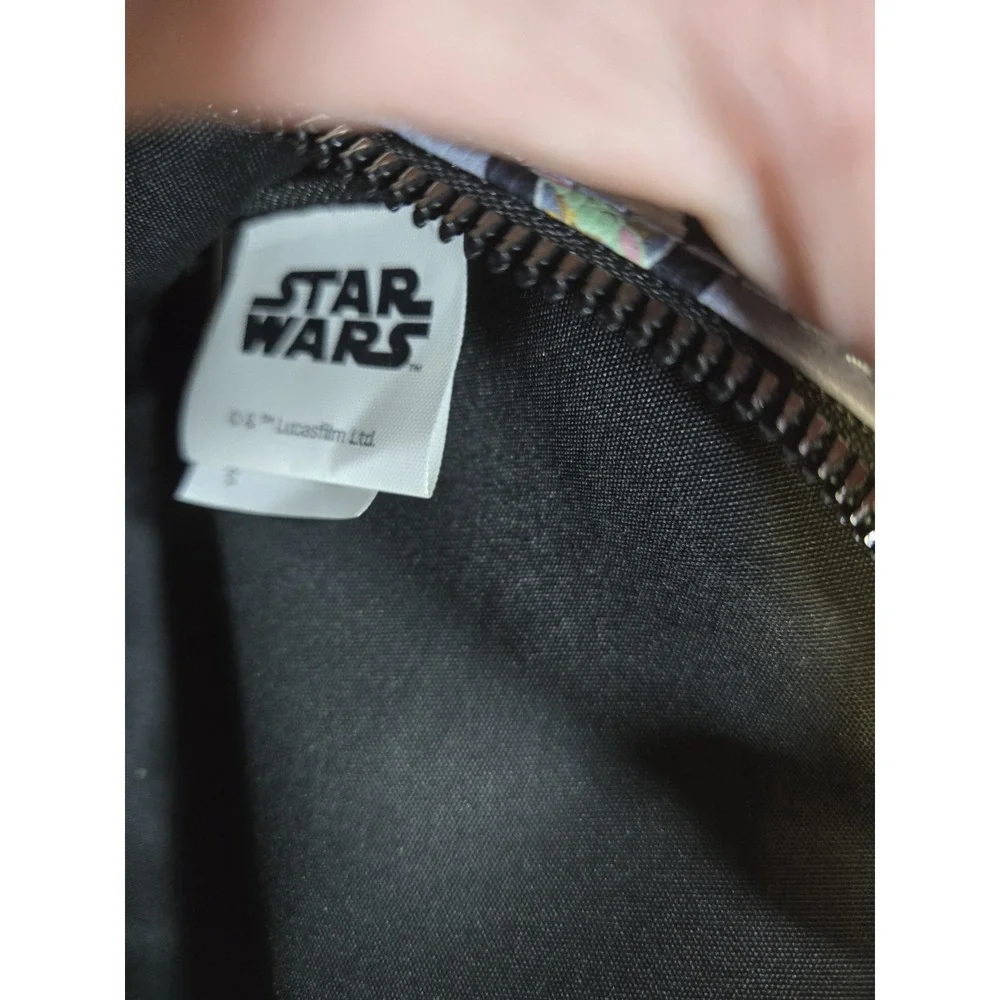 Star Wars Grogu All over print small Purse Zipper Gray Baby Yoda - Picture 10 of 10